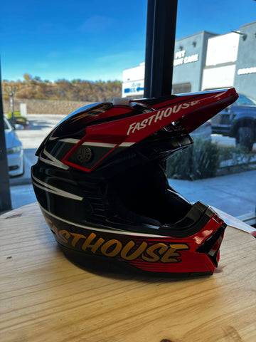 MOTO 10 SPHERICAL LE FASTHOUSE DITD 24 GLOSS RED/GOLD