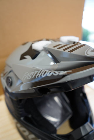 MOTO 10 SPHERICAL LE FASTHOUSE BMF MATTE/GLOSS GRAY/BLACK