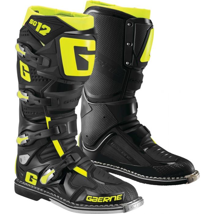 Gaerne SG 12 Boots Black Yellow Fluo rezzysports