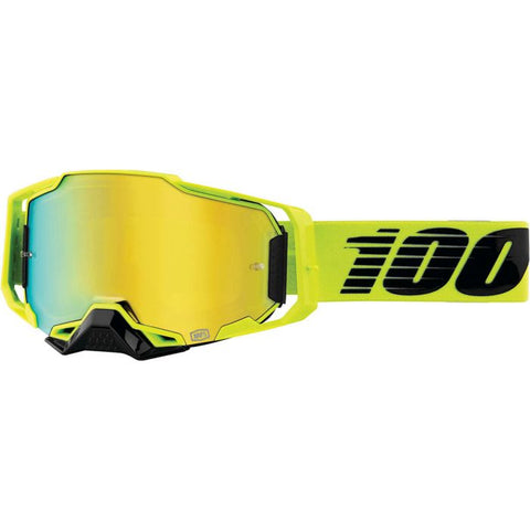 100% Armega Goggles Nuclear Circus W/Gold Lens