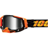 100% Racecraft 2 Goggles Costume w/Silver Mirror Lens