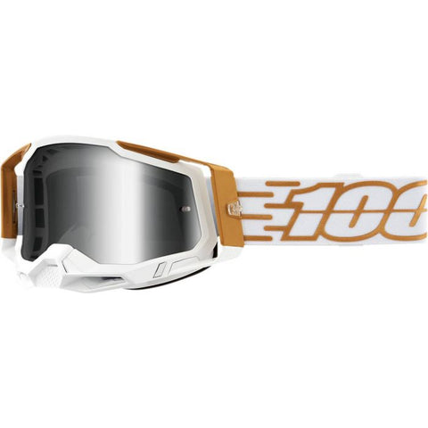 100% Racecraft 2 Goggles Mayfair w/Silver Mirror Lens