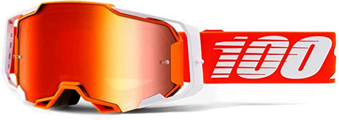 100% Armega Regal Goggles w/Mirror Red Lens