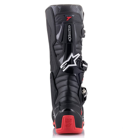 Alpinestars Tech 7 Boots (Black/Cool Grey/Red)