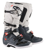 Alpinestars Tech 7 Boots Dark Gray/Light Gray/Fluo Red